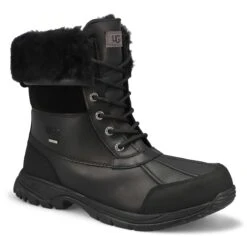 UGG Men's Butte Sheepskin Winter Boot - Black