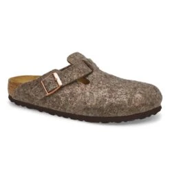 Birkenstock Women's BOSTON Cocoa Wool Clogs -