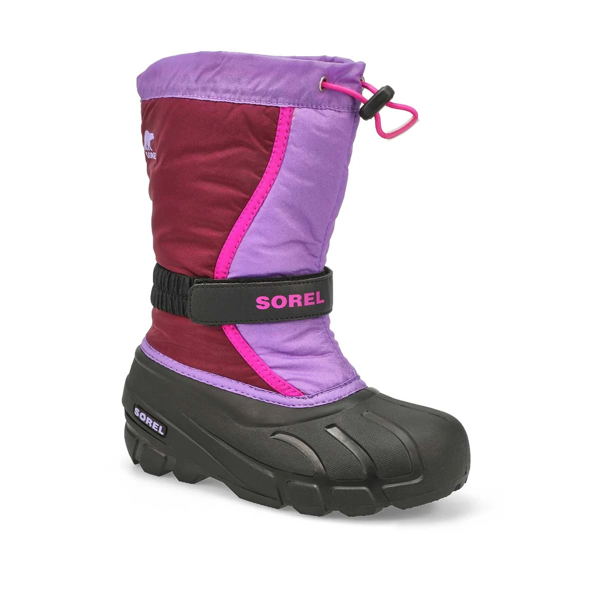 Sorel Kids' Flurry Winter Boot - Black/Grey - Image 4