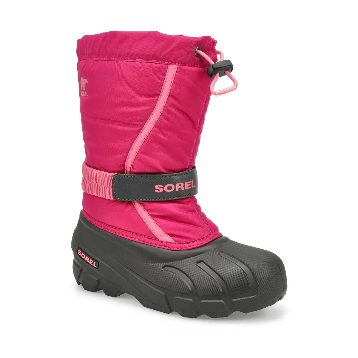 Sorel Kids' Flurry Winter Boot - Black/Grey - Image 5