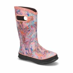 Bogs Girl's Rainboot Marble Rain Boot - Carol