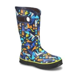 Bogs Boys' Sparse Geo Waterproof Rain Boot