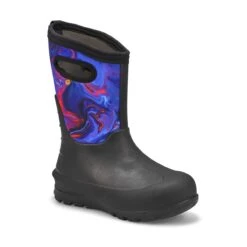 Bogs Girls' Neo Classic Oil Twist Winter Boot