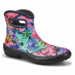 Bogs Women's Patch Ankle Rain Boot - Rose Mul