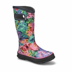 Bogs Girls Rose Garden Rain Boot - Rose Multi