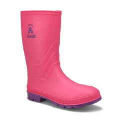 Kamik Girls' Stomp Rain Boot - Pink
